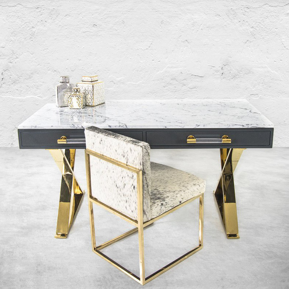 Cape Town Desk with Marble Top