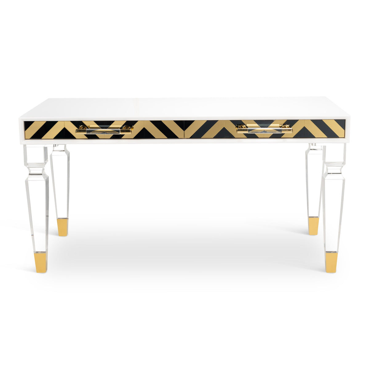 Capri Desk in Black &amp; Gold