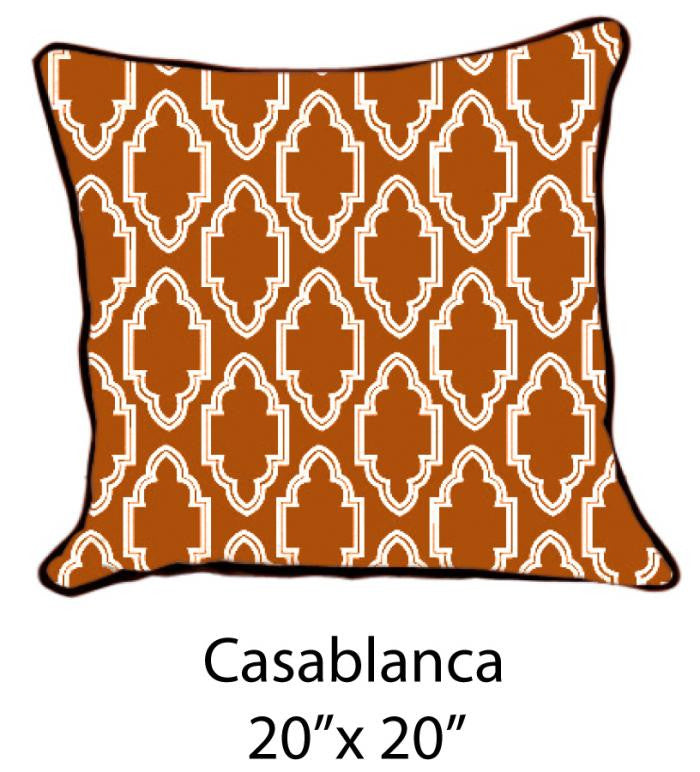 Casablanca White/Brown/Rust Orange - ModShop1.com