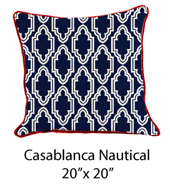 Casablanca Nautical White/Navy/Red - ModShop1.com