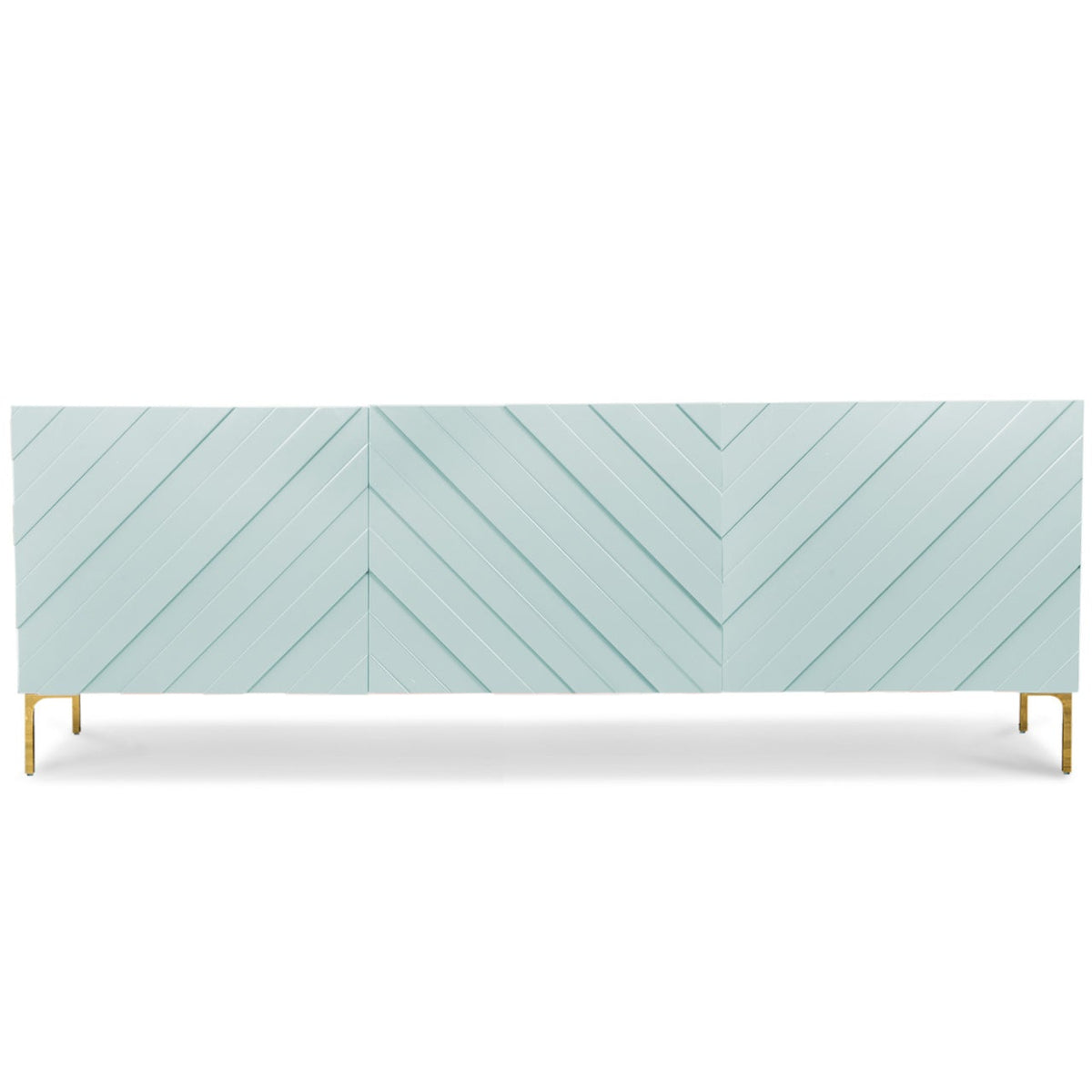 Chevron 3 Door Credenza - ModShop1.com