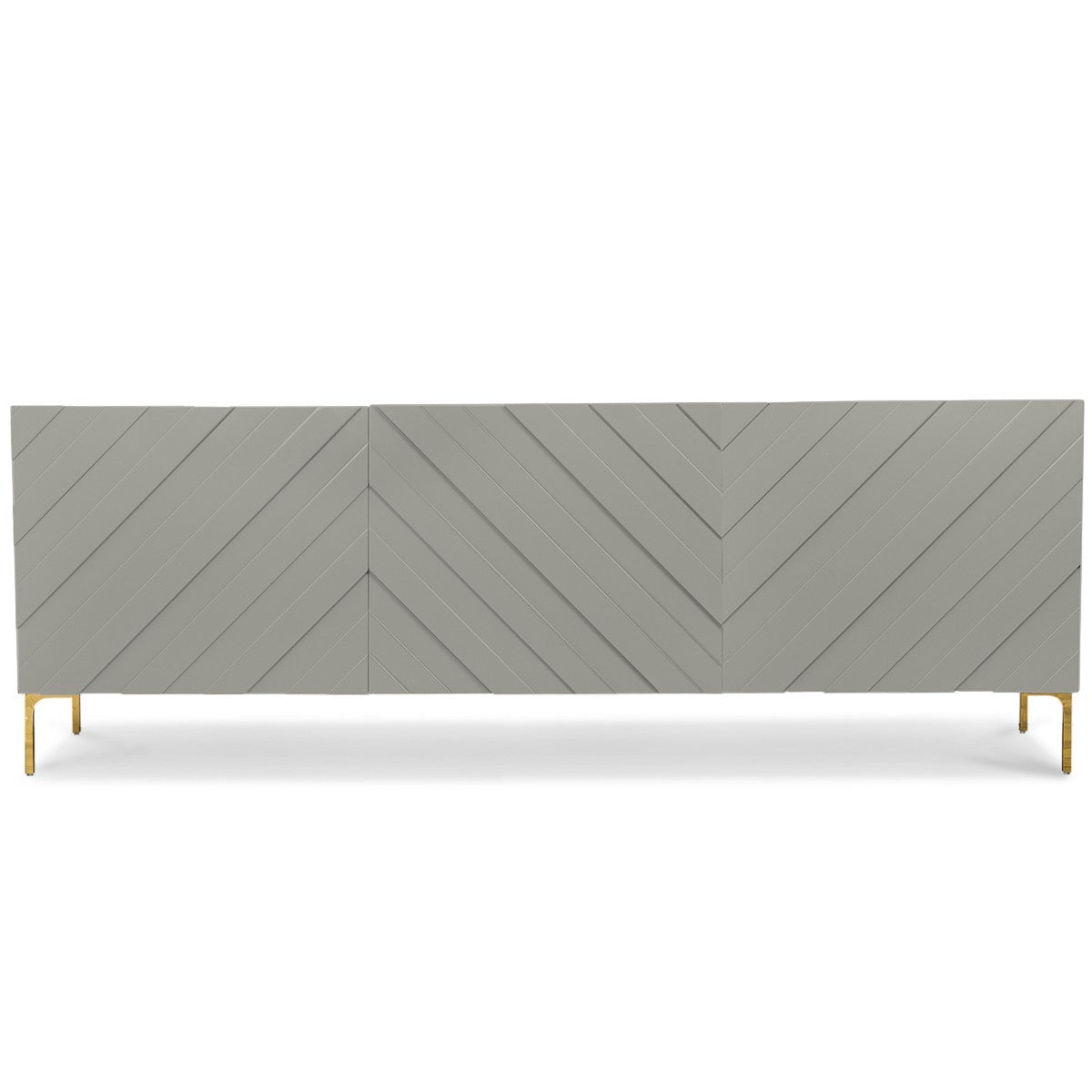Chevron 3 Door Credenza