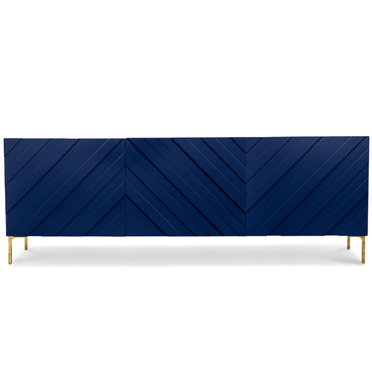 Chevron 3 Door Credenza