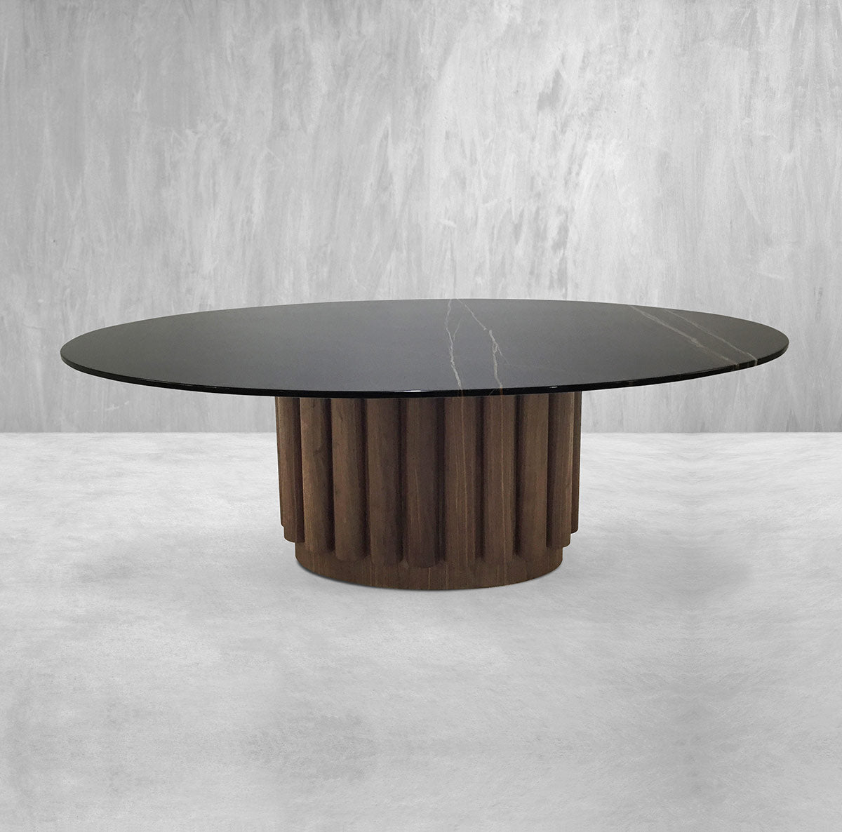 Eden Rock 2 Oval Dining Table in Walnut