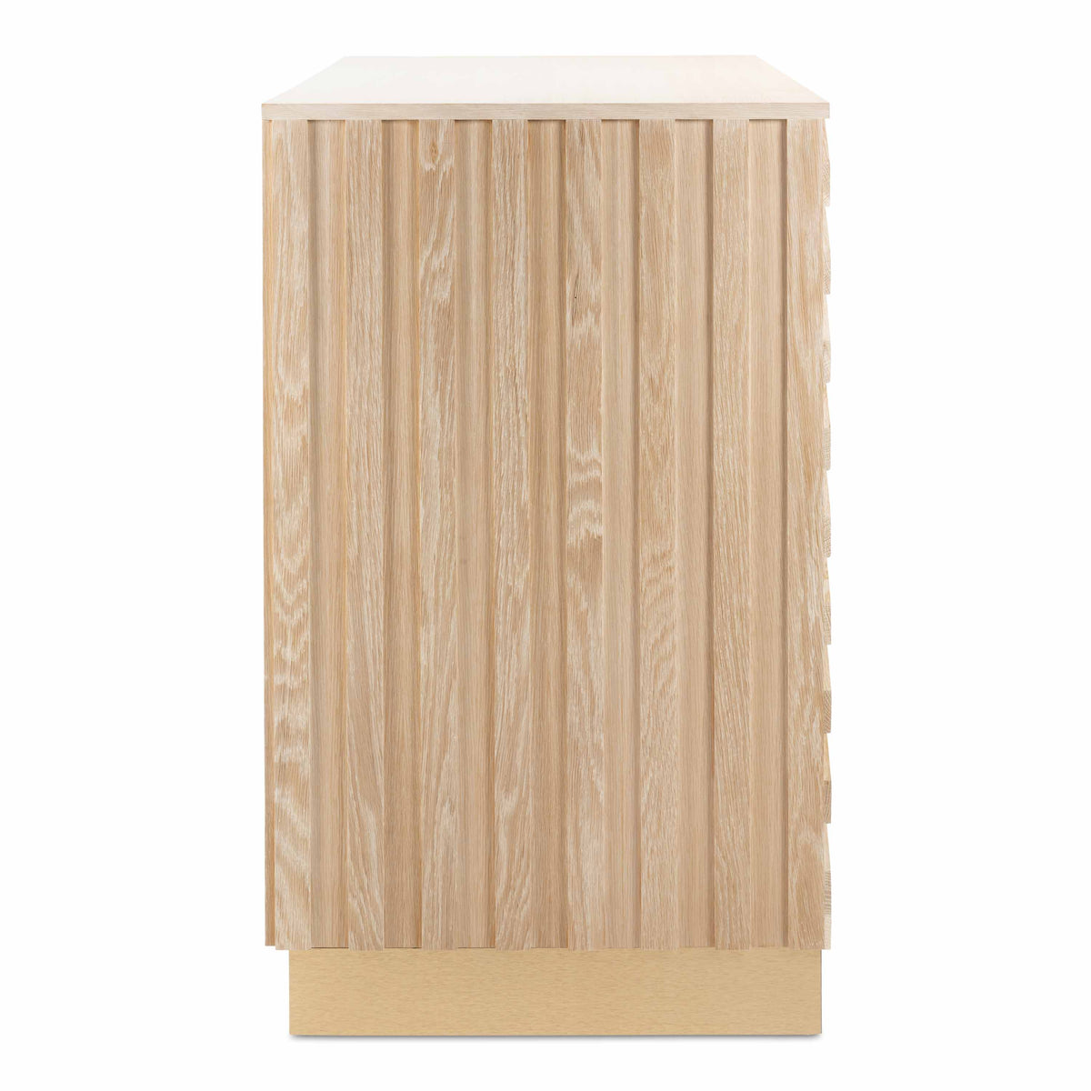 Fat Milan Cash Wrap/Reception Desk in Bleached Oak