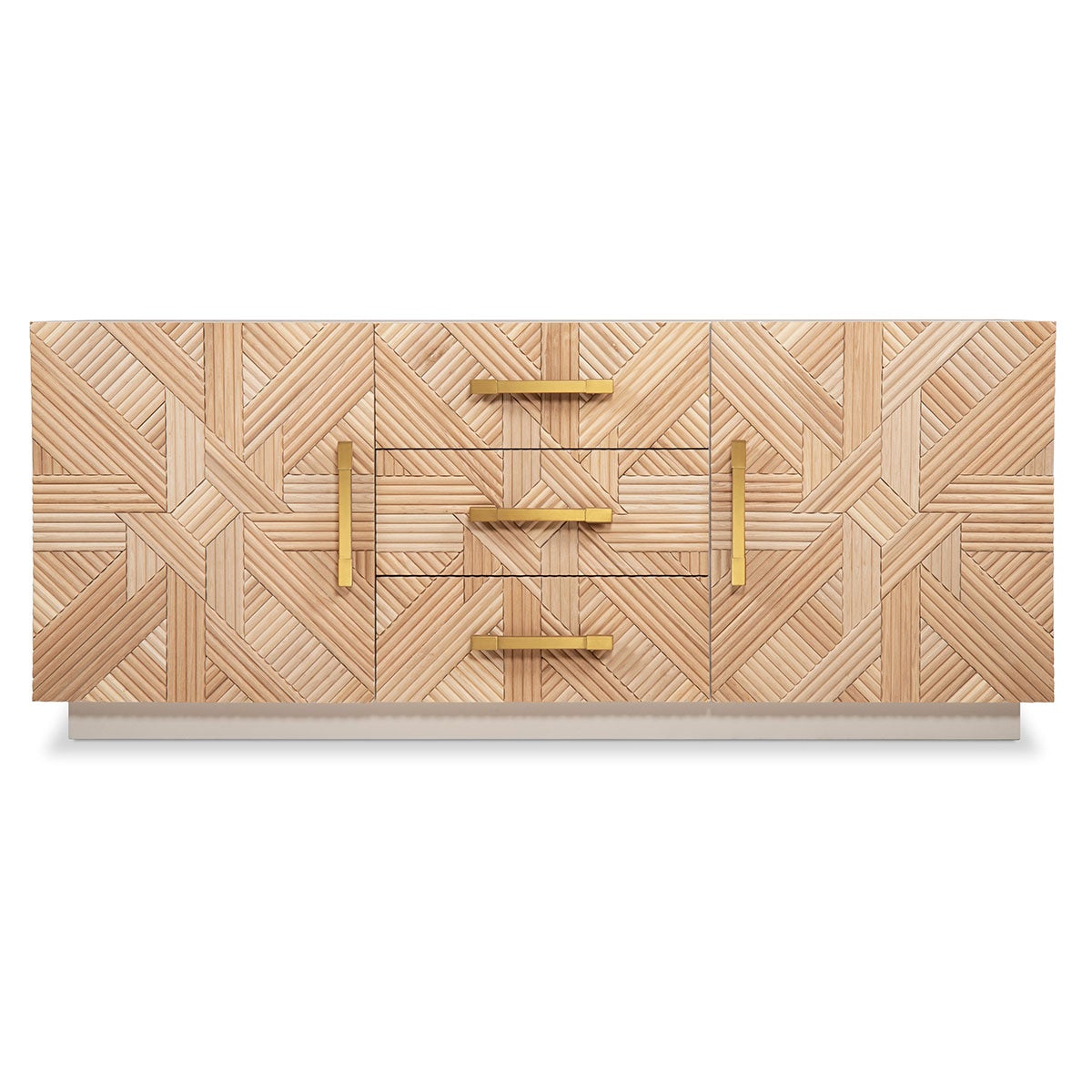 Genoa 2 Door 3 Drawer Credenza in Ash