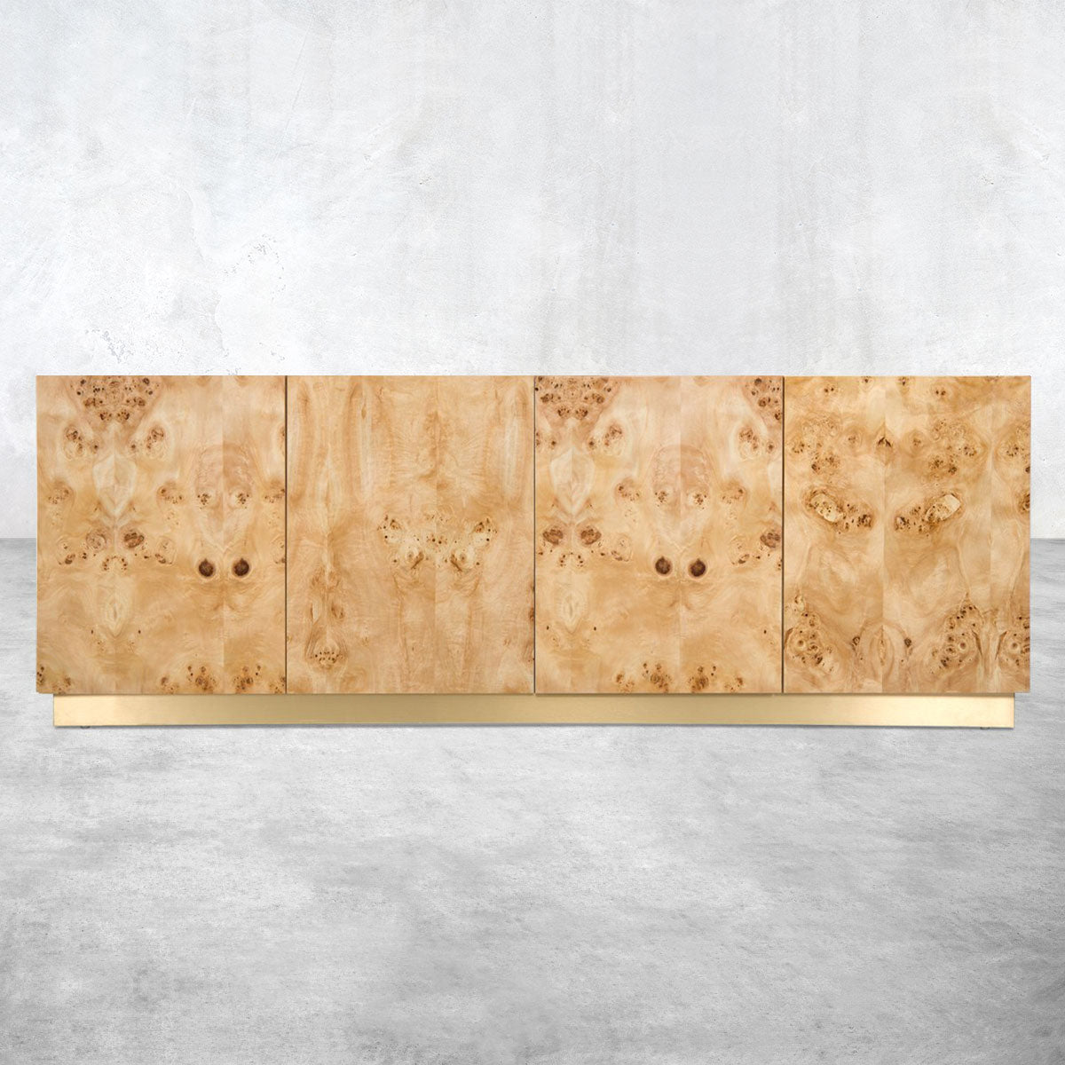 Goldfinger 4 Door Tall Credenza with Toe Kick - ModShop