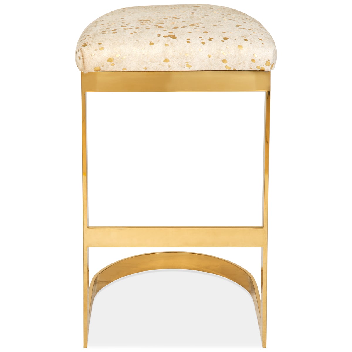 Ibiza Backless Bar and Counter Stool in Cowhide - ModShop1.com