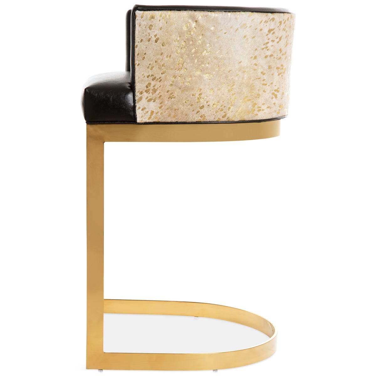 Ibiza Bar and Counter Stool in Cowhide and Faux Leather - ModShop1.com