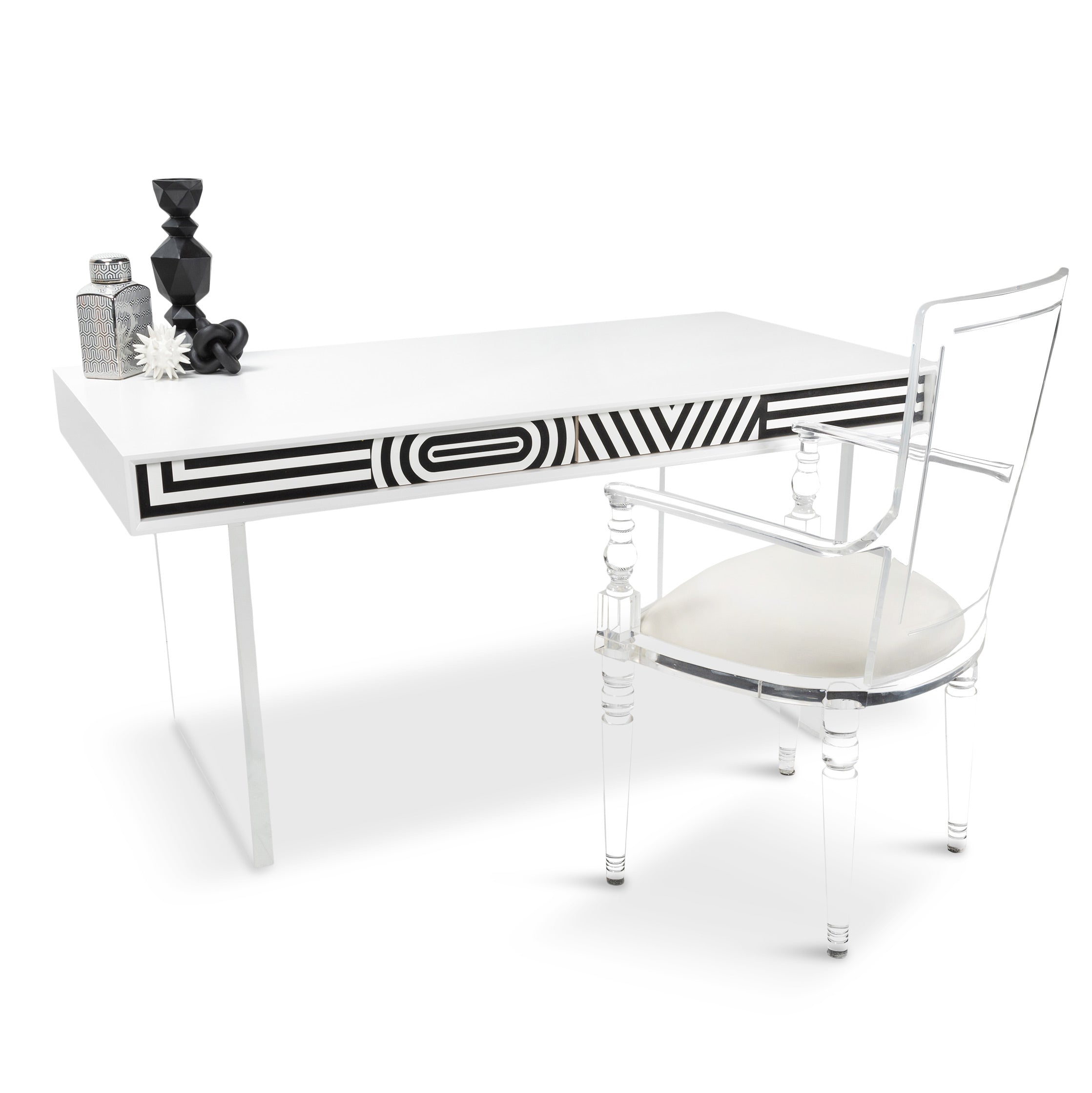 Modern Desks - Lucite, White Lacquer, Wood & More - ModShop