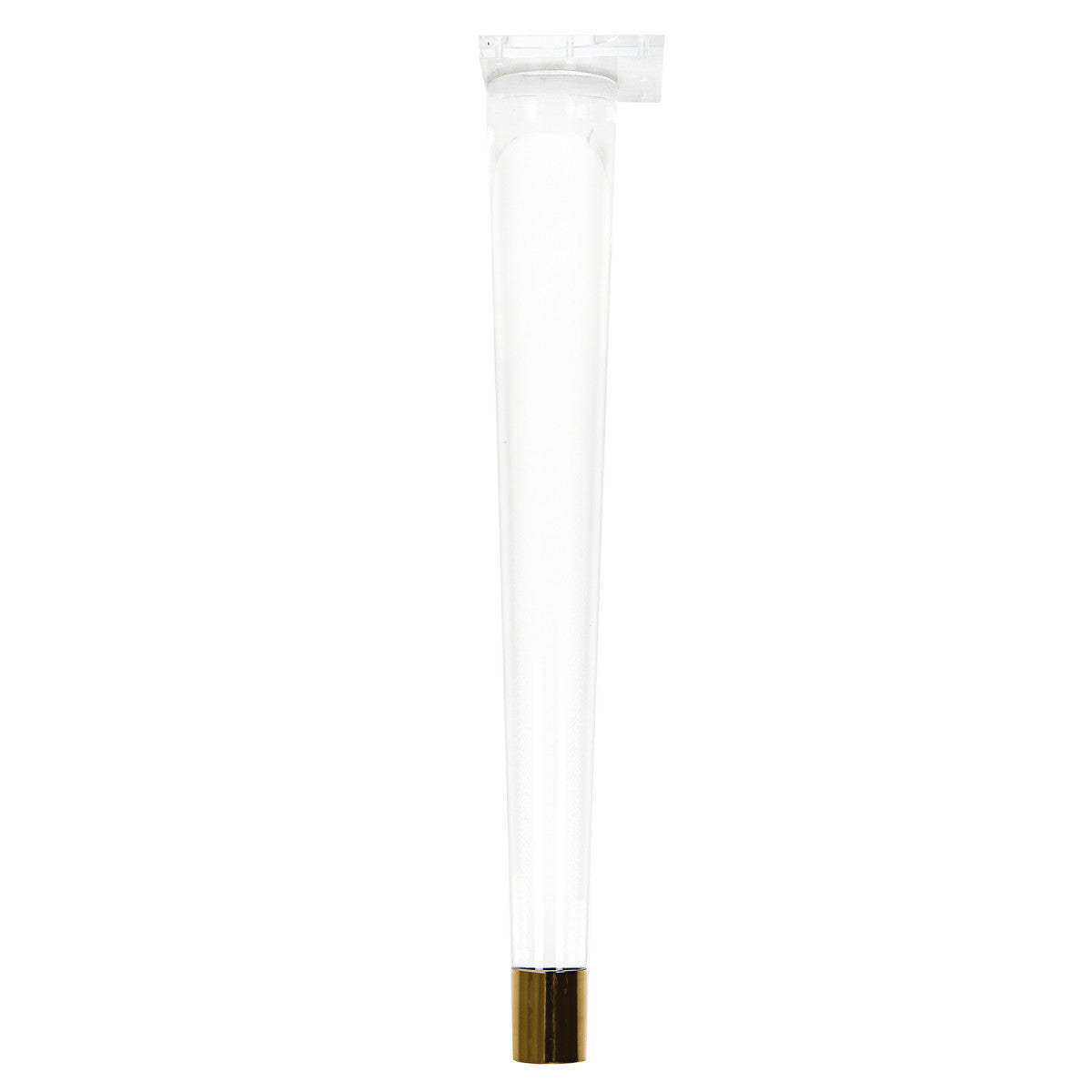 Lucite with Brass Cone Leg (Set of 4) - ModShop1.com