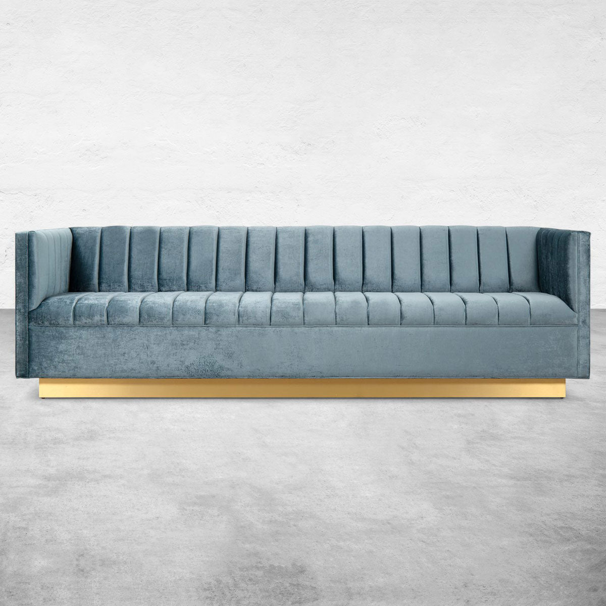 Manhattan Sofa with Wide Channel Tufting