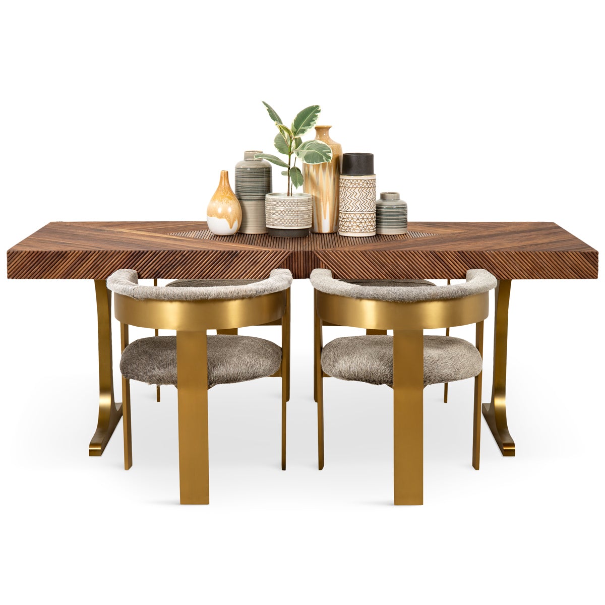 Milan Dining Table in Oiled Walnut - ModShop1.com