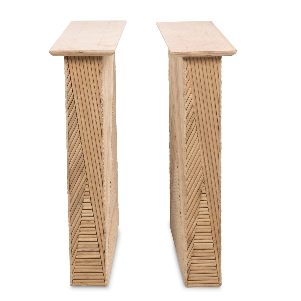 Milan Plinth Solid Ash Dining Table Legs