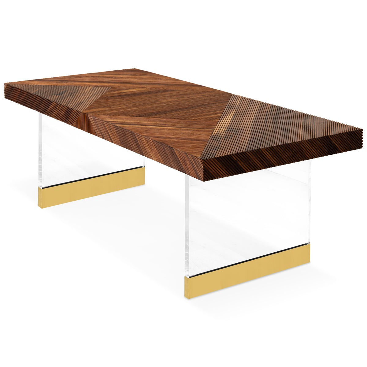 Milan Dining Table in Oiled Walnut - ModShop1.com