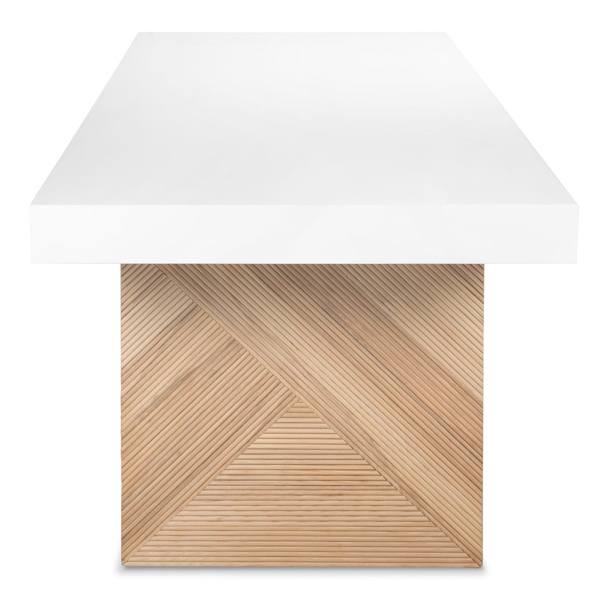 Milan 3 Dining Table with Solid Ash Legs