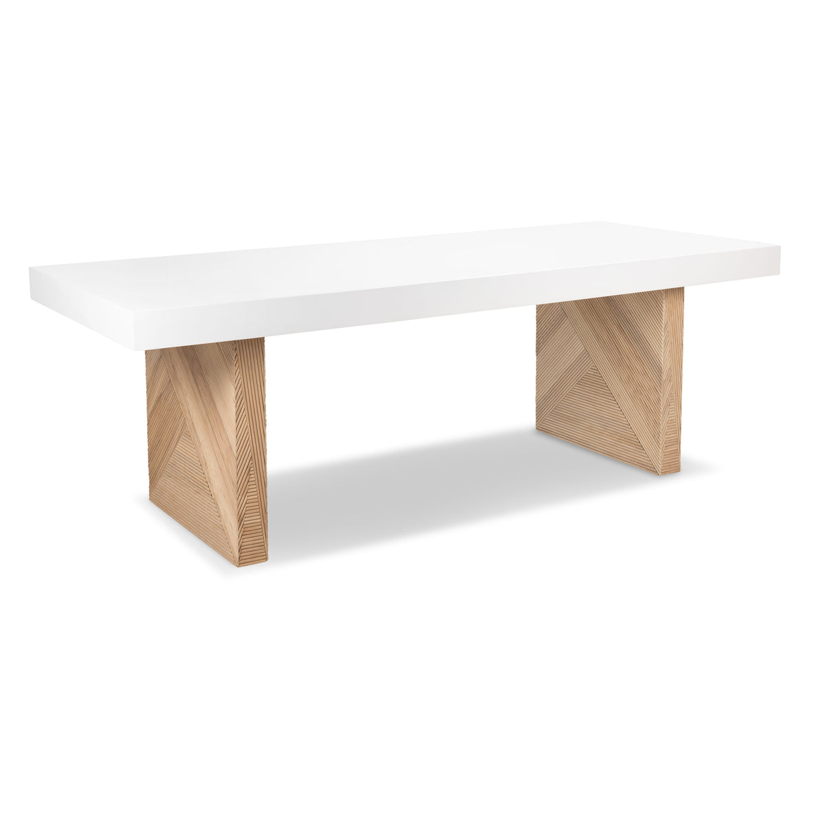 Milan 3 Dining Table with Solid Ash Legs