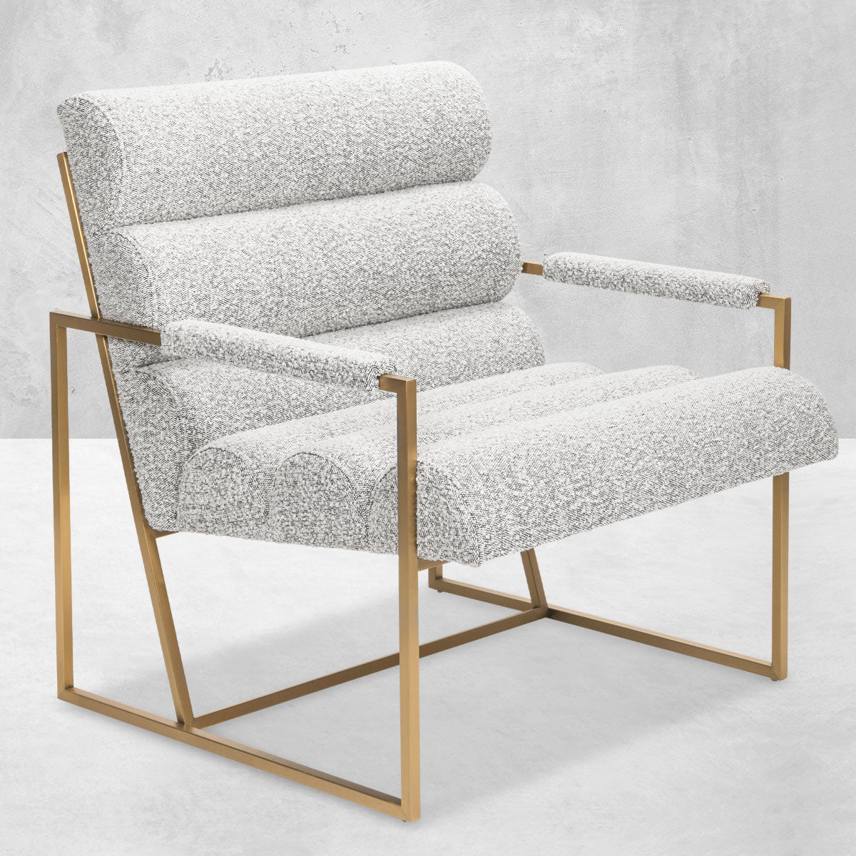 Milos Occasional Chair in Boucle