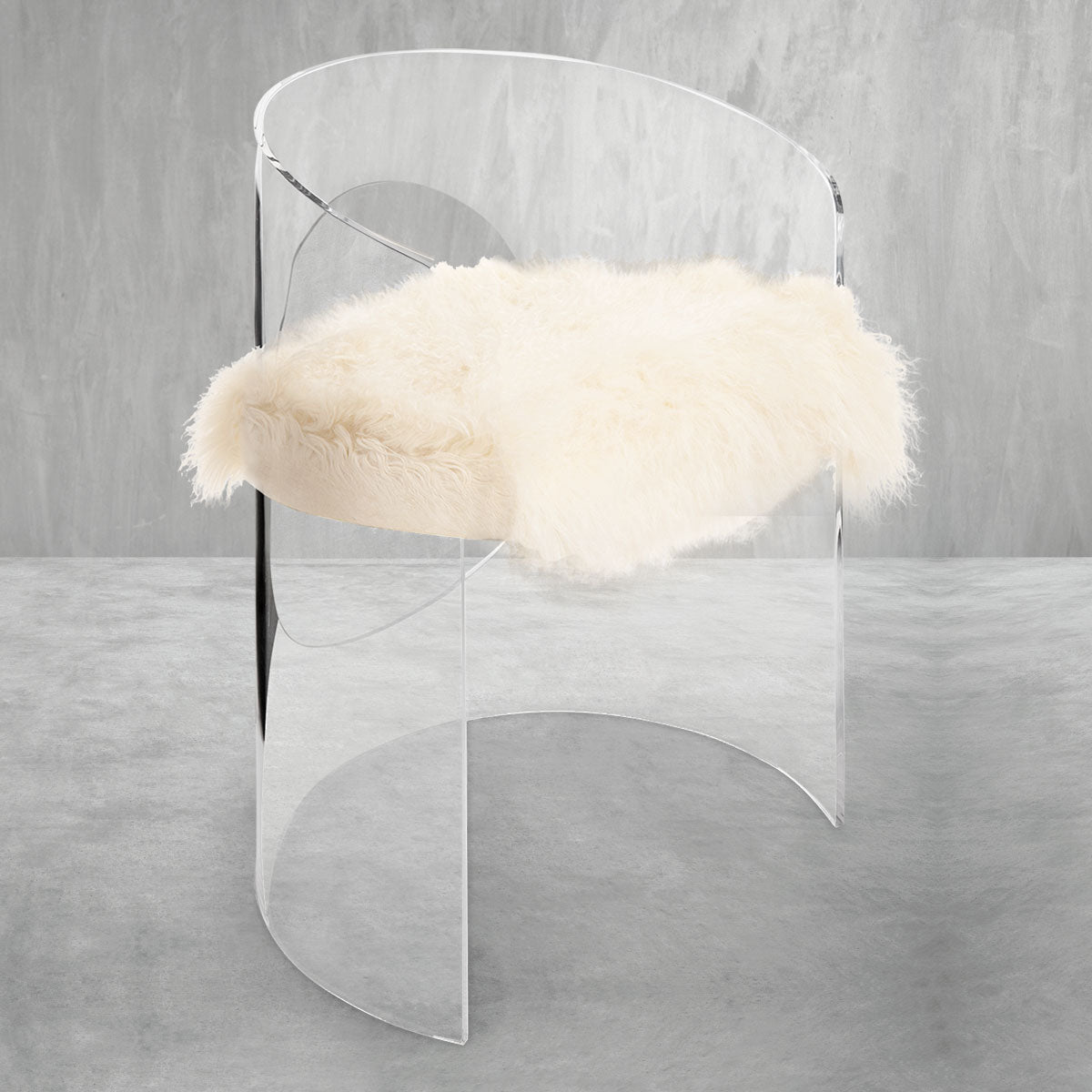 Furry discount dining chairs