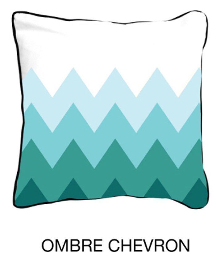 Ombre Chevron Aqua - ModShop1.com