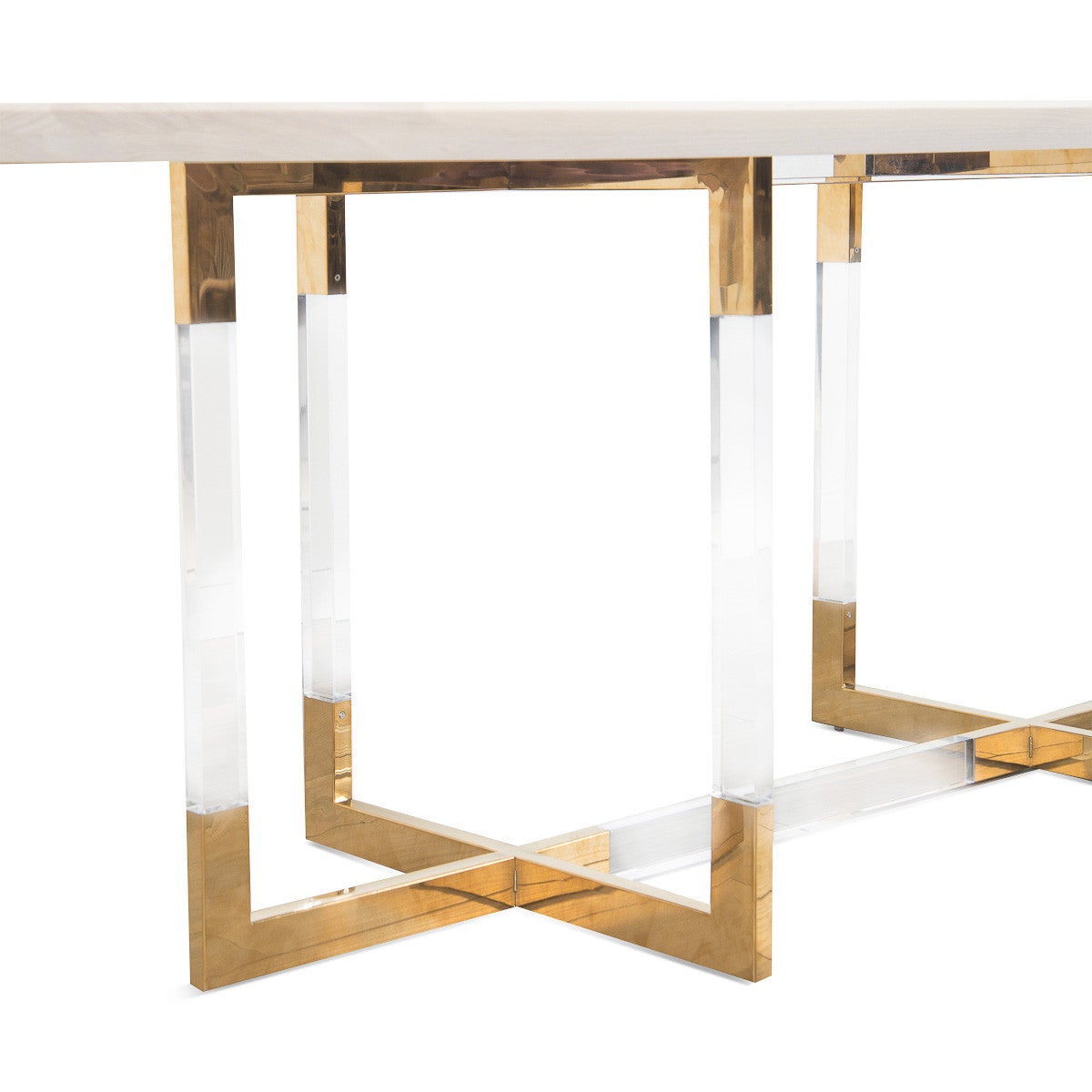 Trousdale 2 Oval Dining Table in Bleached Solid Hickory - ModShop1.com