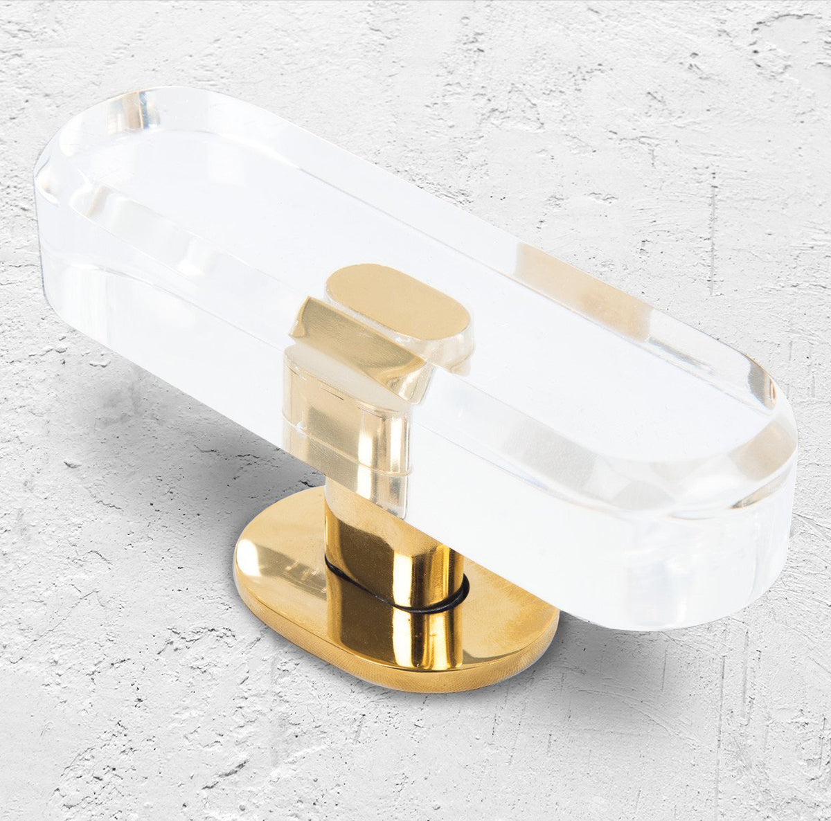 Oval Lucite Knob Pull