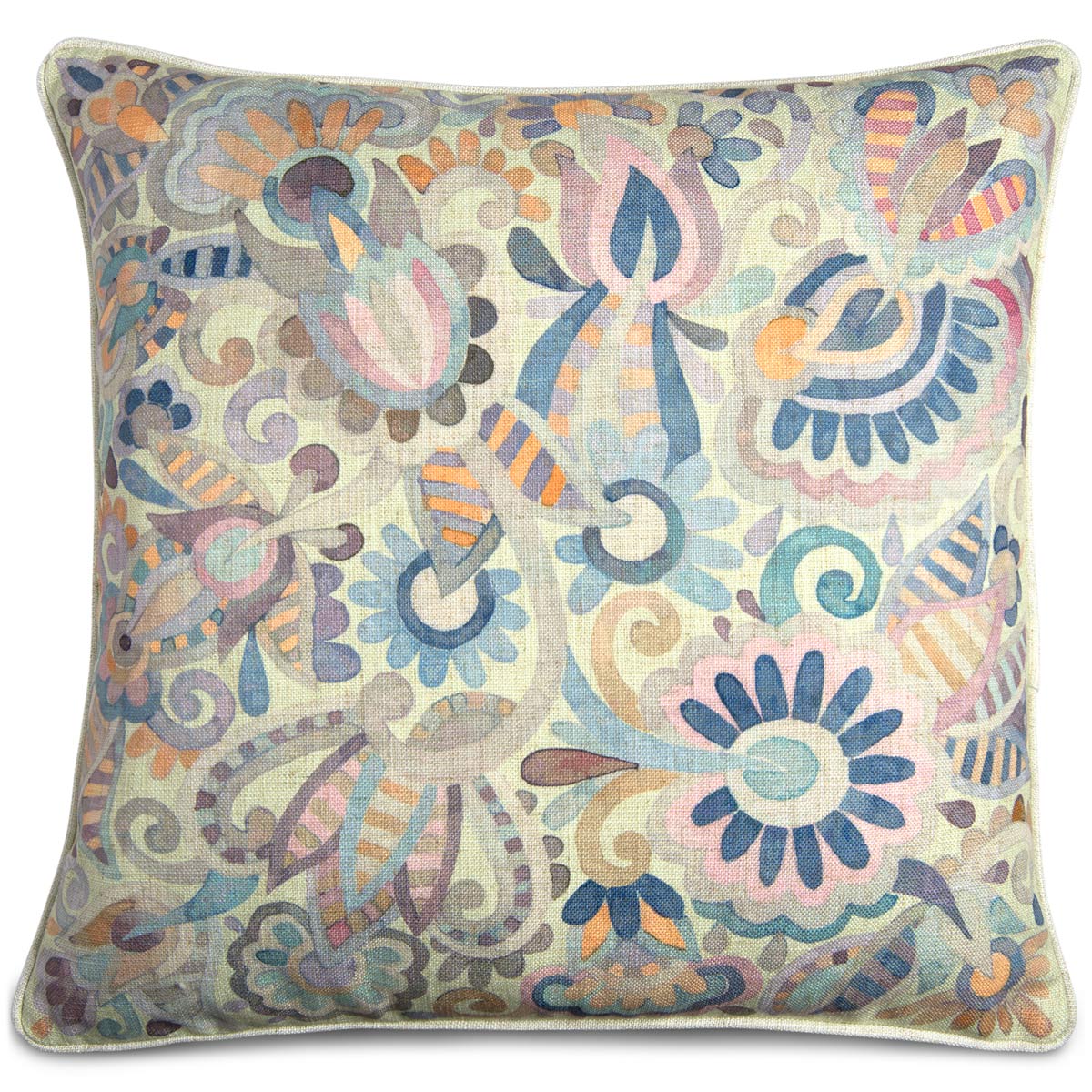Pastel Watercolor Floral Pillow - ModShop1.com