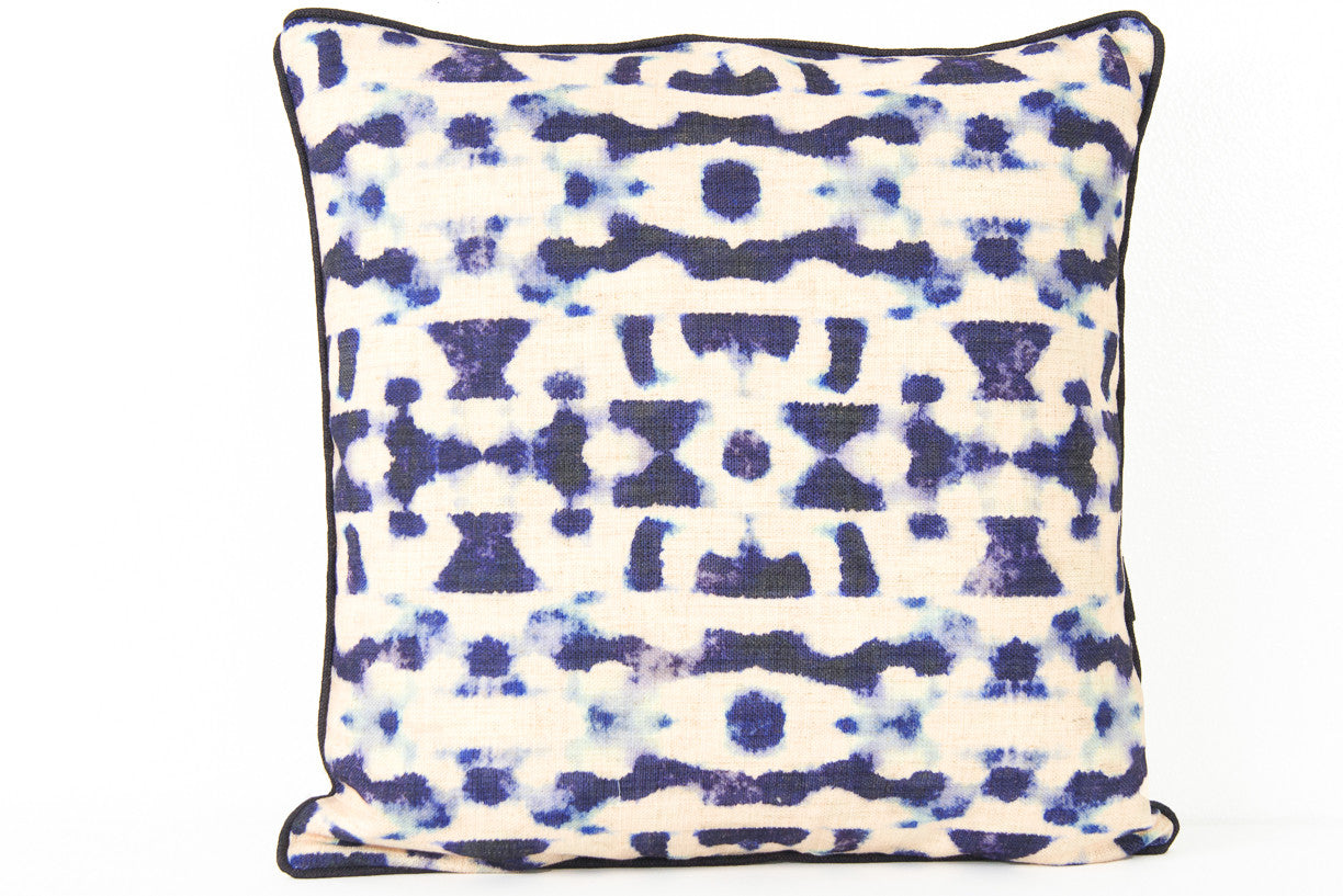 Indigo Abstract Pillow - ModShop1.com