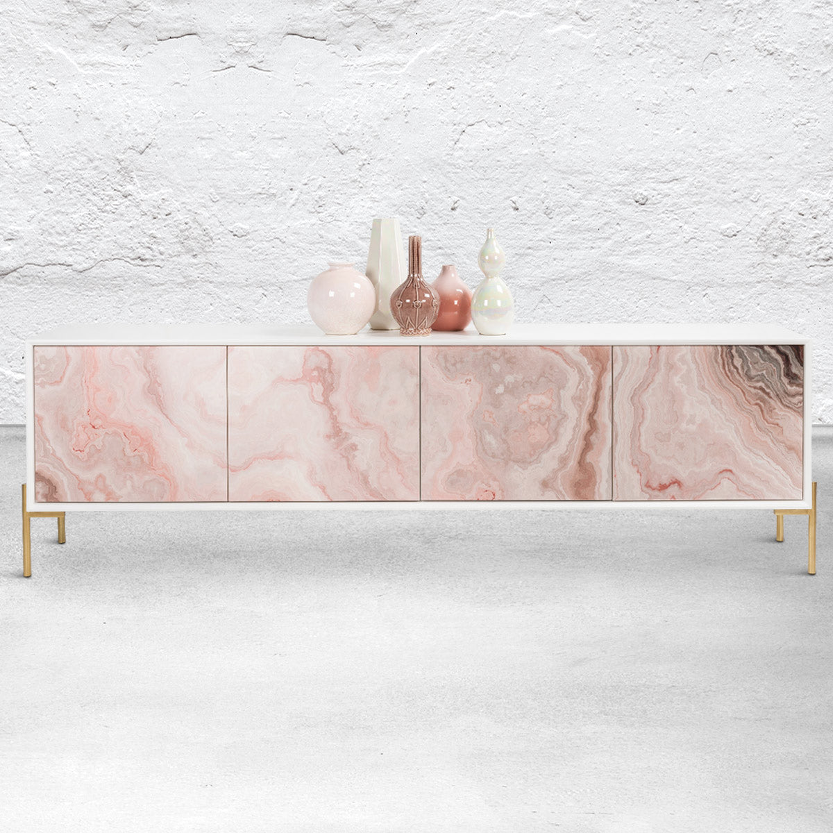 Pink Agate Credenza