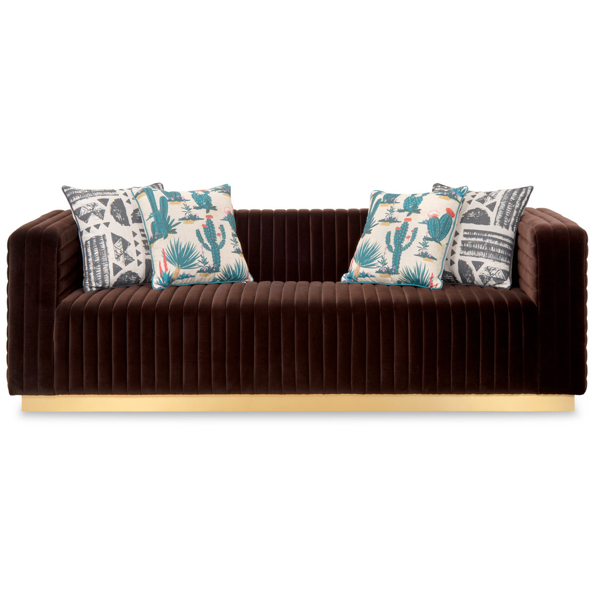 Royal Palms Sofa in Velvet - ModShop1.com