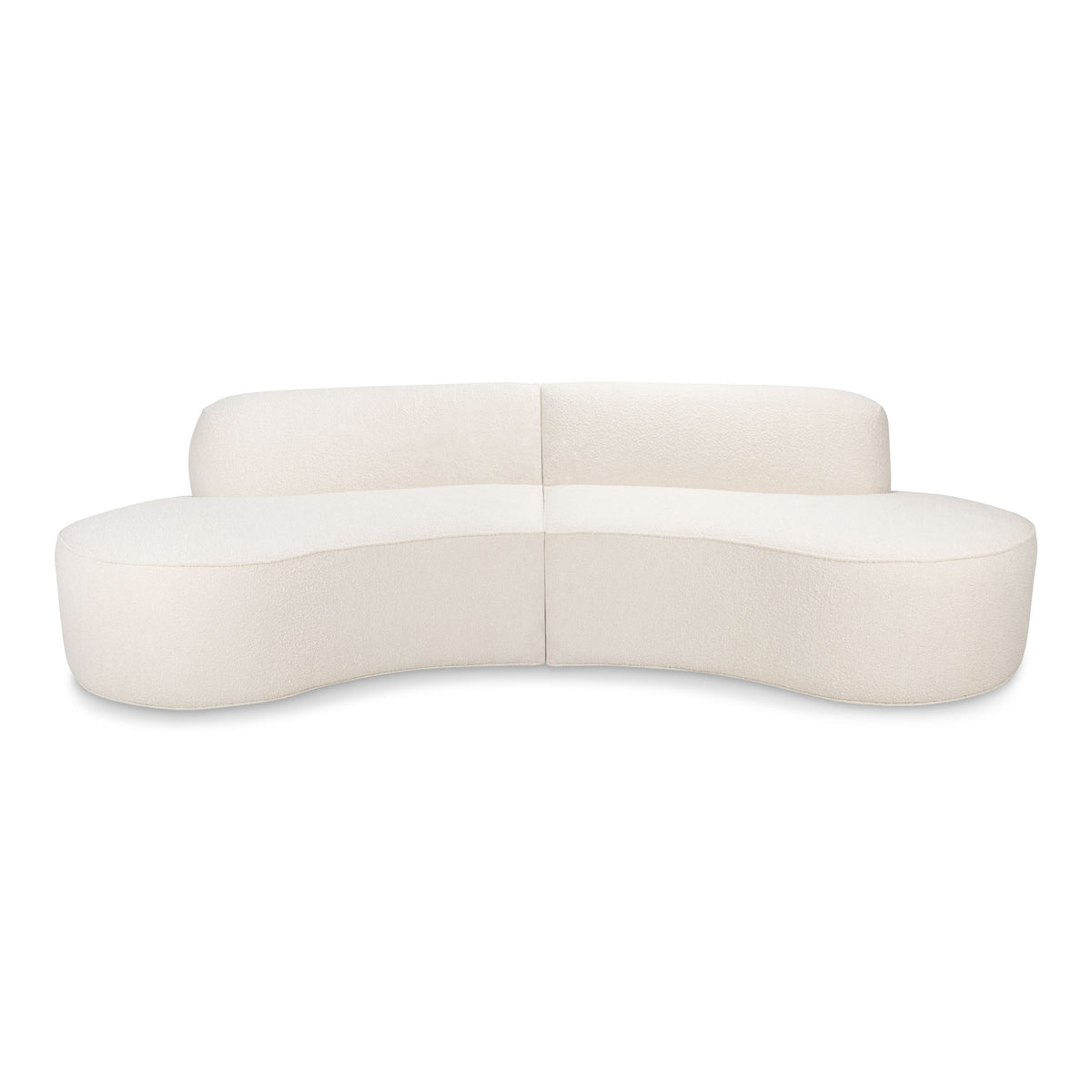 Sag Harbor Sectional in Cream Boucle