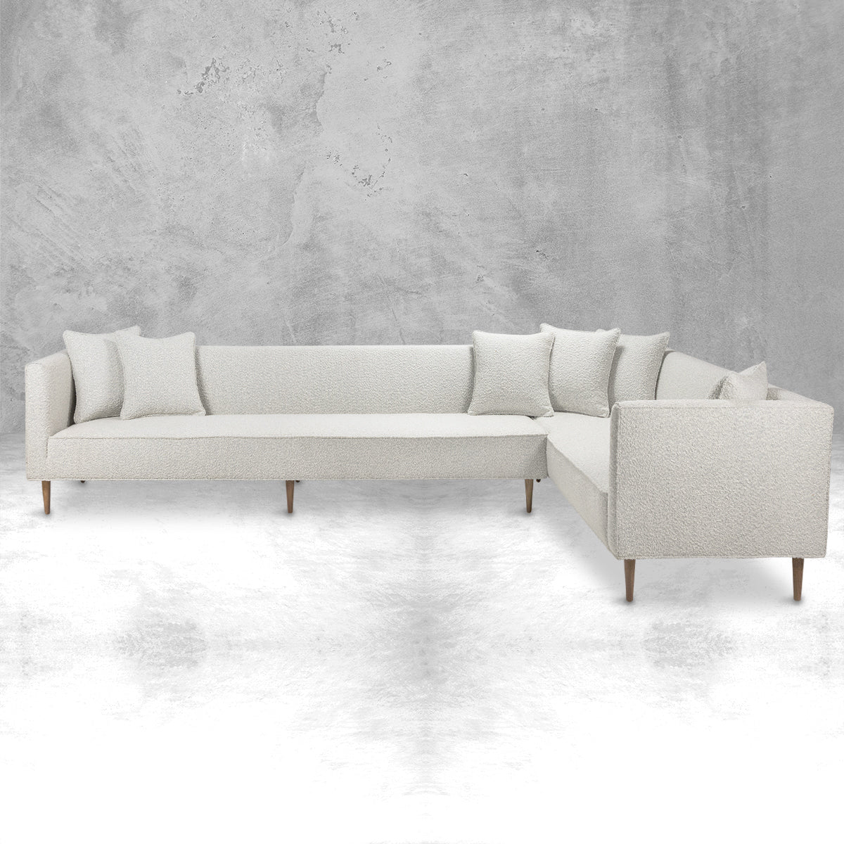 Saint Moritz Sectional in Boucle