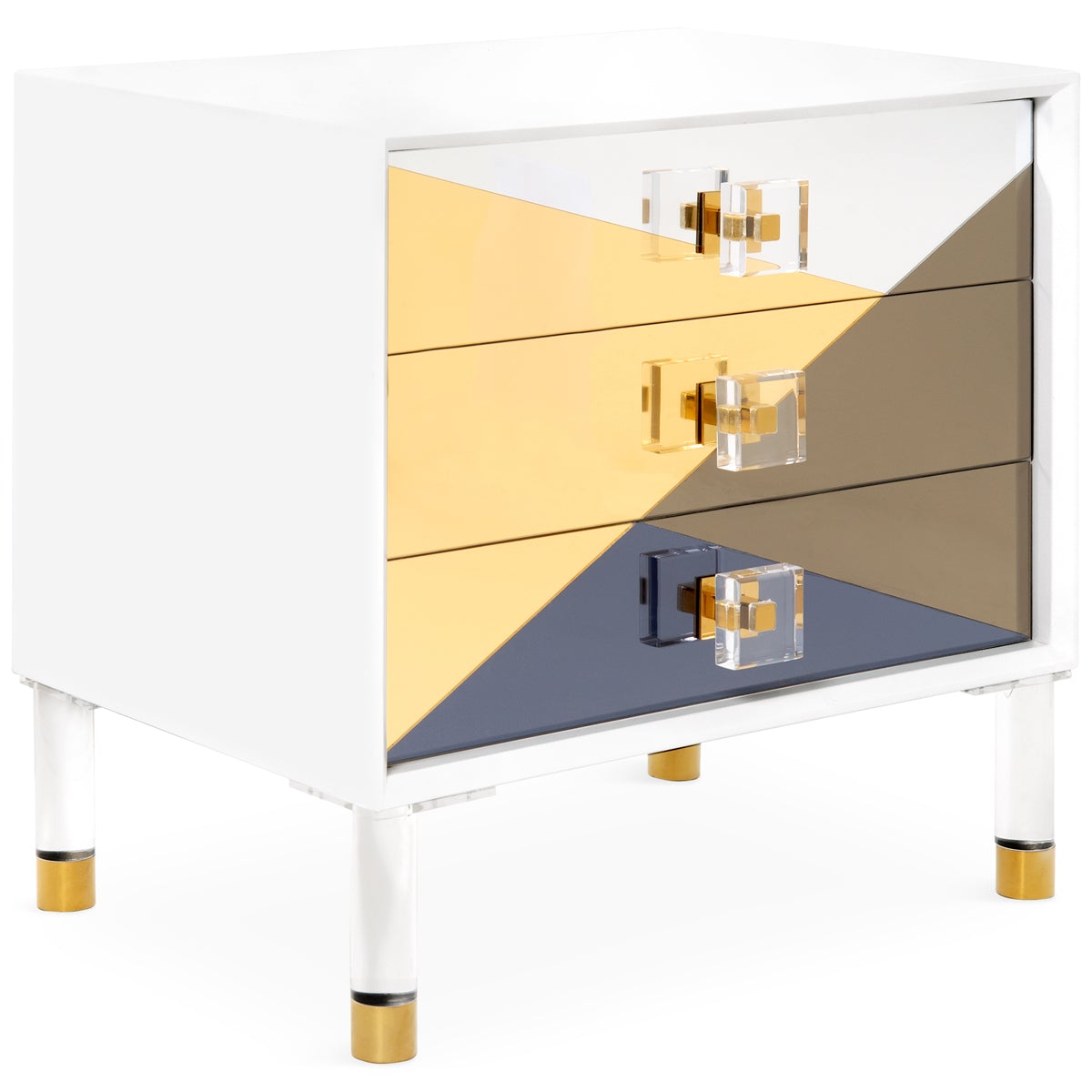 Studio 54 Mirrored Side Table - ModShop1.com