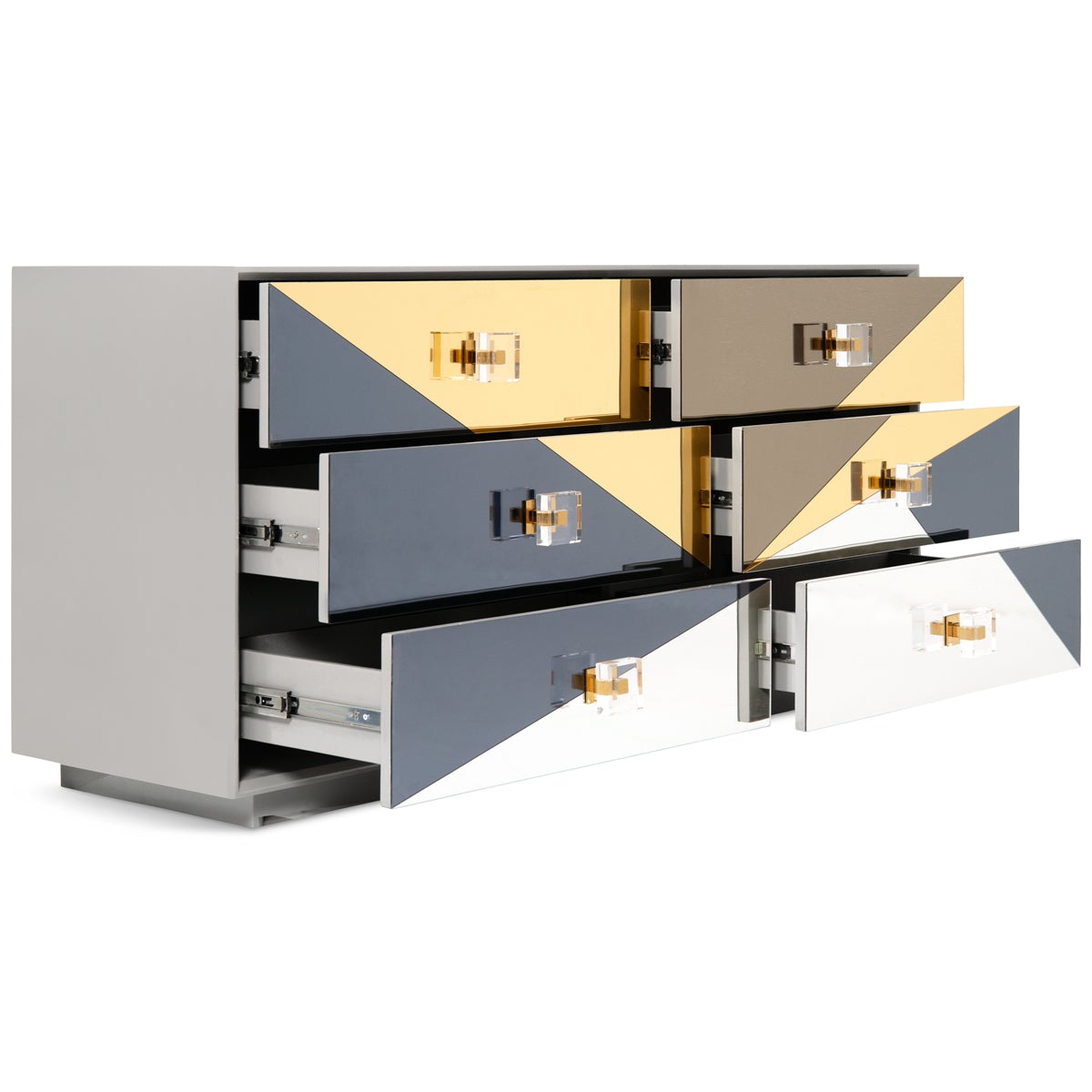 Studio 54 Mirrored Dresser - ModShop1.com