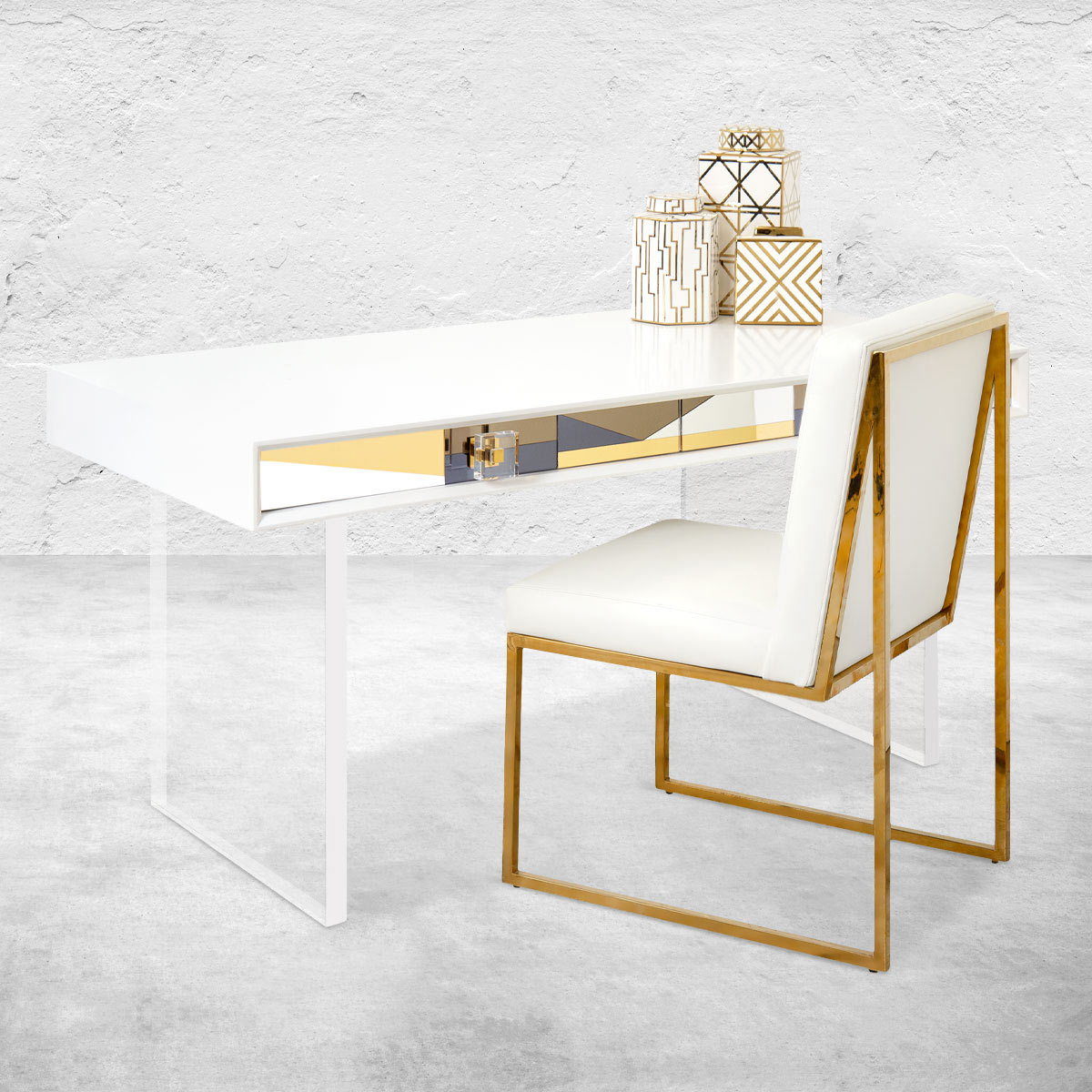 Modern Desks - Lucite, White Lacquer, Wood & More - ModShop