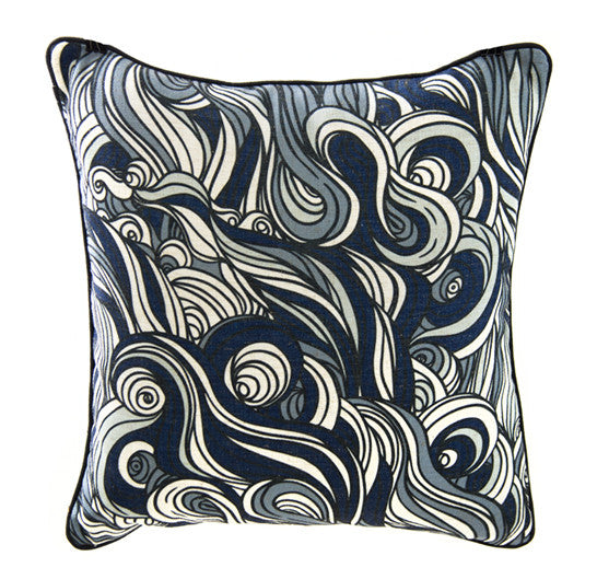 Swirls Navy - ModShop1.com