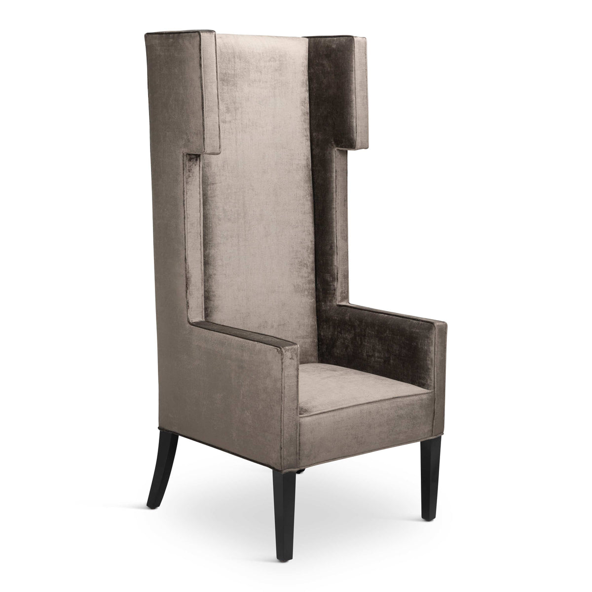Tangier Wing Dining Chair in Brussels Sky Grey