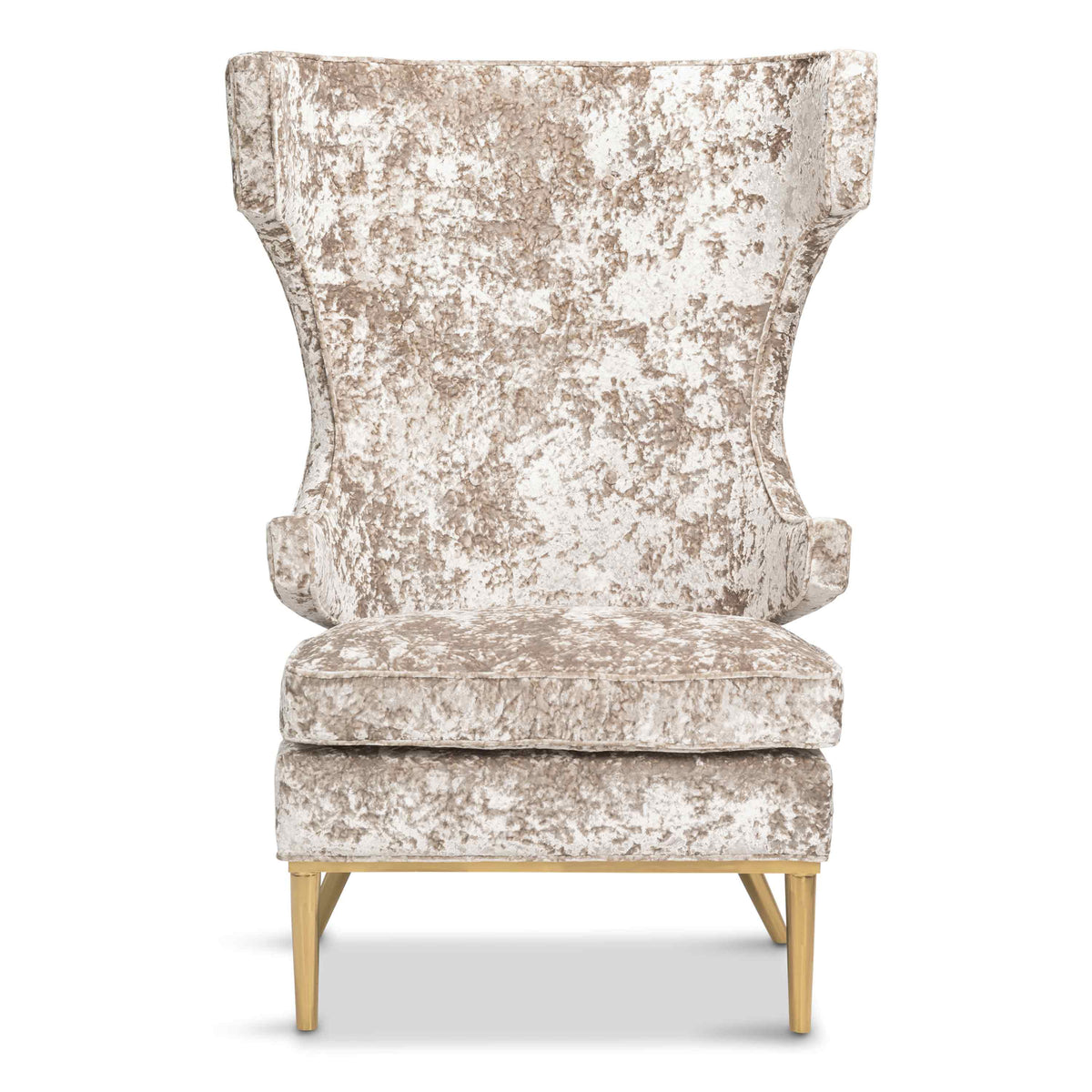 Trousdale Wing Chair in Trend Velvet